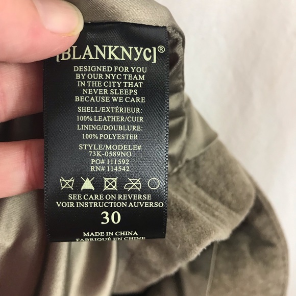 BlankNYC Genuine Suede Mini Skirt in Taupe - Picture 8 of 9